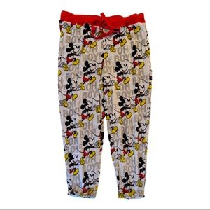 Disney Mickey Mouse Lounge Pants size 2XL Terry Velour Super Soft!